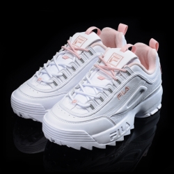 Fila Disrupter 2 - Miesten Urheilujalkineet - Valkoinen/Pinkki | FI-65024